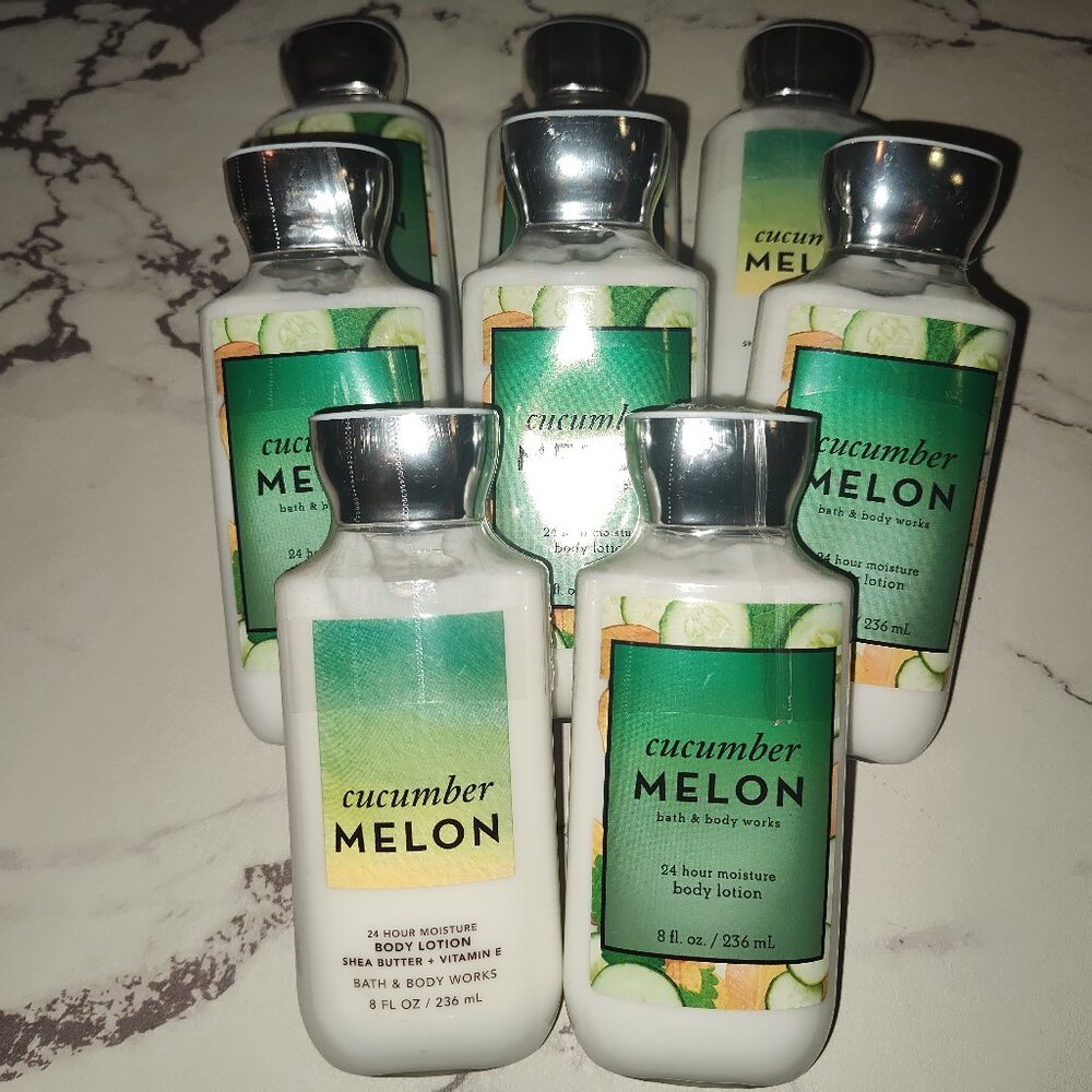 Bath & Body Works Cucumber Melon Body Lotion - Bundle of 8